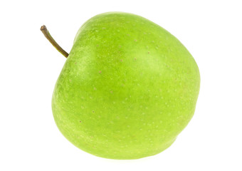 Green apple isolated on a white background