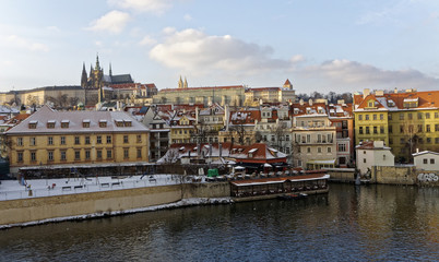 Another shot of snow on buildings