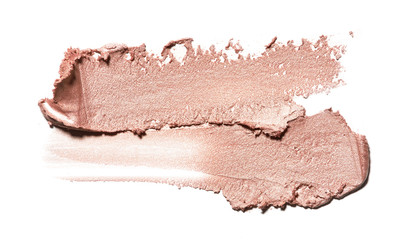 smear paint of cosmetic and beauty products. make up accessories