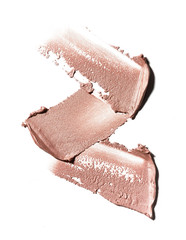 smear paint of cosmetic and beauty products. make up accessories