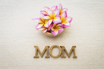 Flower for mom, Mother's day concept background