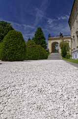 White pebbles for the path