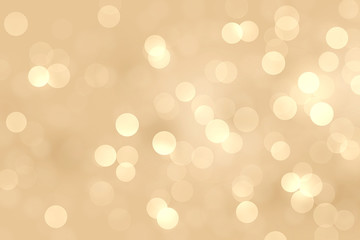 Abstract gold bokeh background