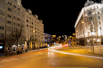 Fototapeta na wymiar ciudad nocturna
