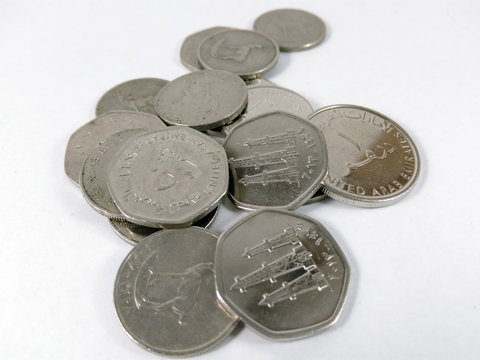 Money Coins United Arab Emirates