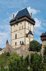Fototapeta na wymiar View of single monumental tower
