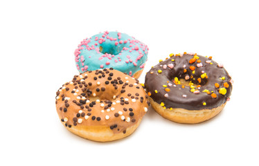 Donuts in glaze