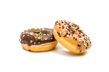 Donuts in glaze