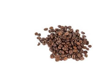 espresso coffee bean isolate in white background