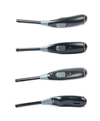 Utility long-neck lighter isolated