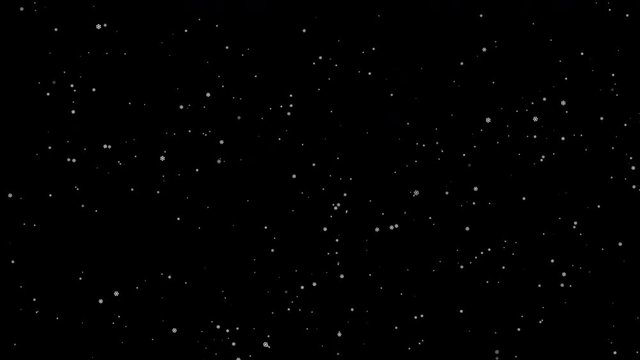 4k Falling dust particles snow,snowflake stars fireworks,bacteria microbes background.