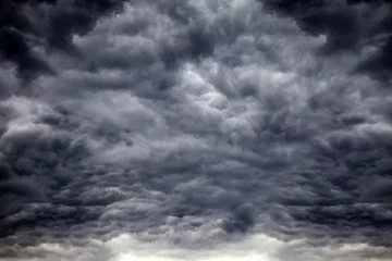 Papier Peint photo Ciel Fond de nuages dramatiques