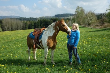Mit dem Pferd in den Frühling