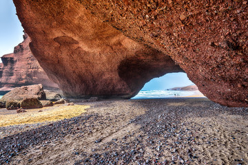 Arche en pierre plage Maroc - 149730778