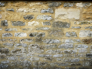 Cotswold stone wall