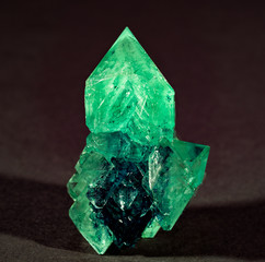green crystal mineral