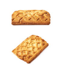 Sweet pastry bun isolated