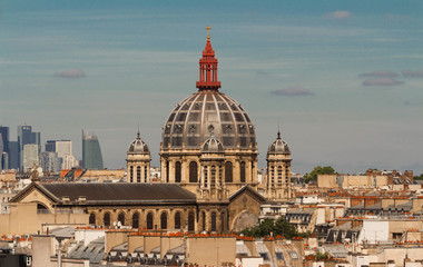 The famous Church of St. Augustine, Paris, France.