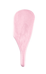 Puddle of paint isolated