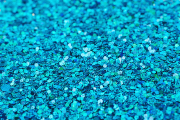 Surface coated with colorful sequins