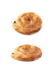 Cheese and spinach pastry bun