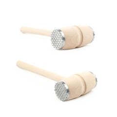 Meat tenderizer hammer isolated