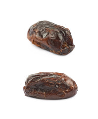 Dried date fruit isolated