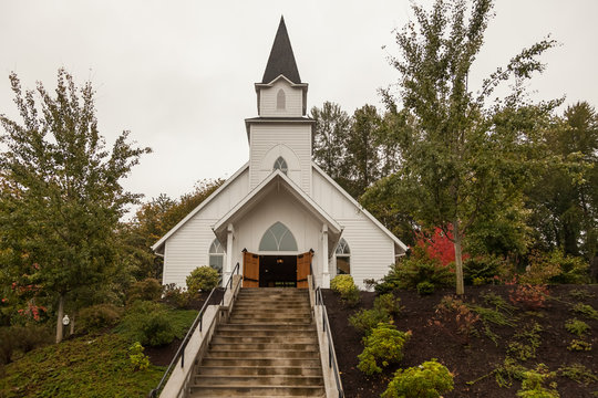 historic little white chapel