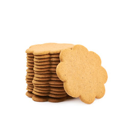 Pile of multiple gingerbread cookies