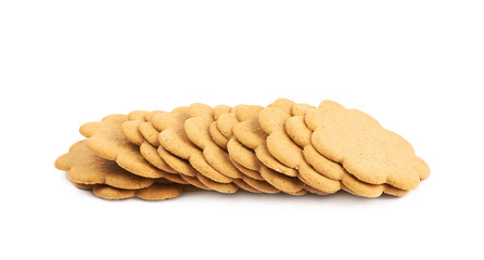 Pile of multiple gingerbread cookies