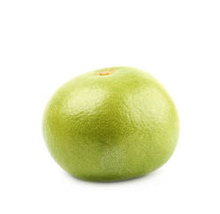 Single sweet grapefruit isolated