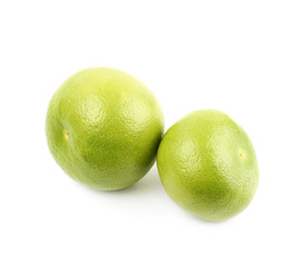Couple sweet grapefruits isolated