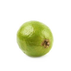 Green lime fruit isolated