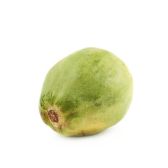 Ripe papaya fruit isolated