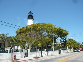 White lighthouse of Key West