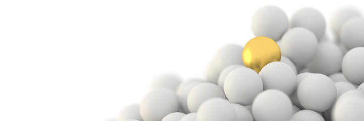 Infinite sphere background, original 3d rendering