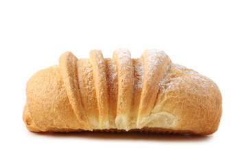 Fresh croissant isolated on a white background