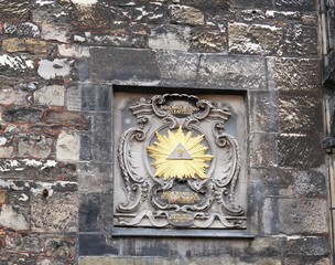 Sculpture sur un mur