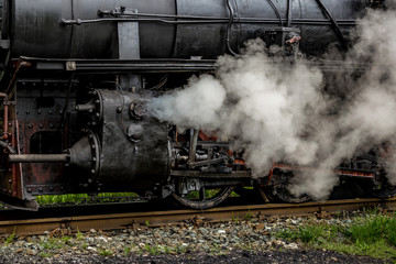 Naklejka premium Vintage railway