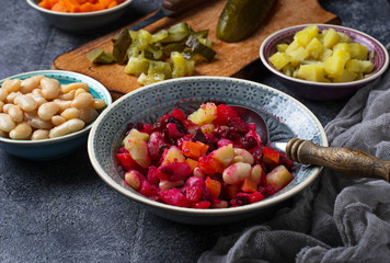 Russian salad vinaigrette