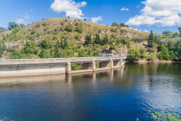Fototapeta na wymiar Los Molinos reservoir near Cordoba, Argentina
