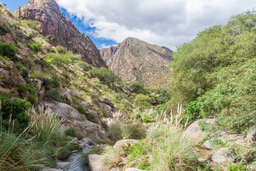 Quebrada del Colorado canyon near Cafayate, Argentina