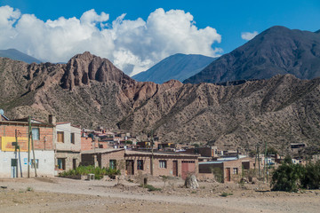 Tilcara village in northern Argentina