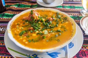 Bowl of argentinian Locro