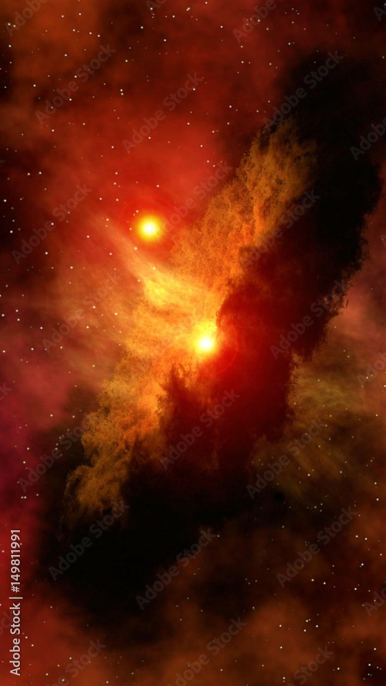 Wall mural stunning outer space planet sun astrology milky way solar system galaxy universe. elements of this i