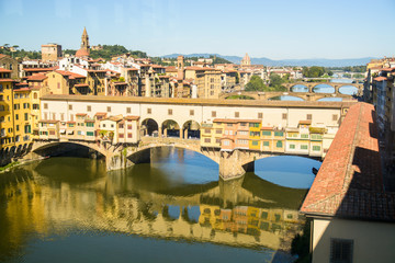 Naklejka premium Ponte Vecchio - Florence, Italy