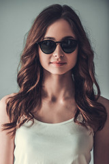 Beautiful young girl