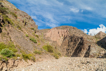  Garganta del Diablo valley near Tilcara village, Argentina