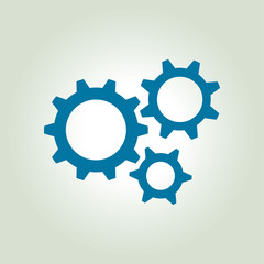 Gear icon.The development and management of business processes.