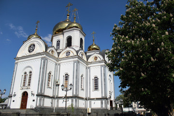 Fototapeta na wymiar Sights of town Krasnodar.
